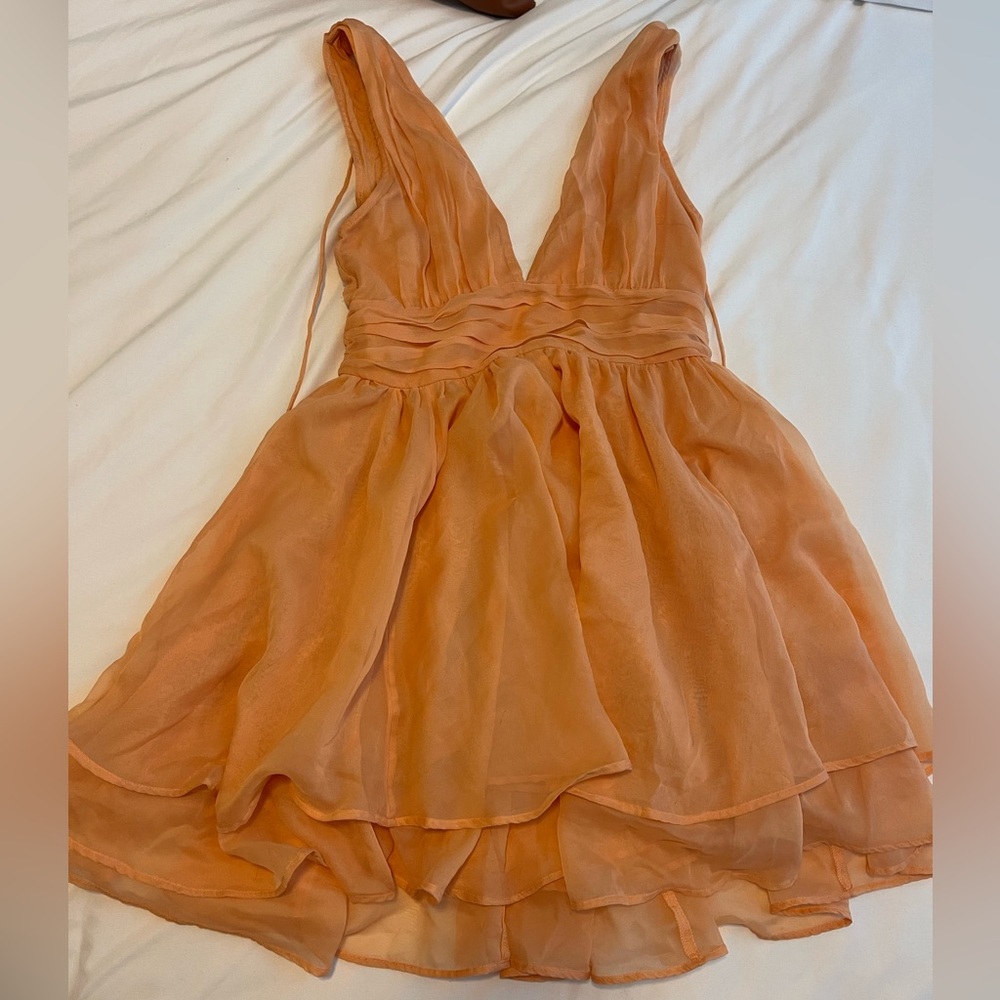 Orange Mini Dress